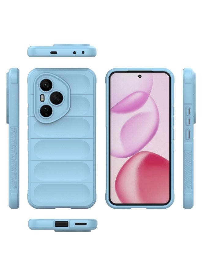 جولدن ماسك هونر 400 برو (Honor 400 Pro) جراب حماية ماجيك (أزرق فاتح) - Image 2